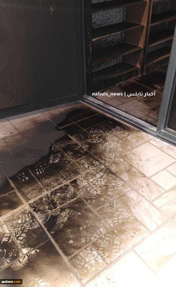 آتش‌ زدن مسجدی در جنوب نابلس توسط شهرک‌نشینان صهیونیست  3