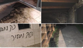 Hamas condemns settler attack on W. Bank mosque as “fascist crime”