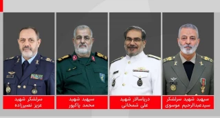 جمعی از فرماندهان نیروهای مسلح به همرزمان شهیدشان پیوستند