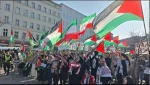 برلین صحنه تجمع اعتراض آمیز برای محکومیت تجاوز نظامی علیه ایران 2
