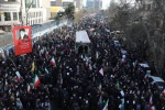 تشييع مهيب للقادة الشهداء في العدوان الاسرائيلي الامريكي على ايران 2