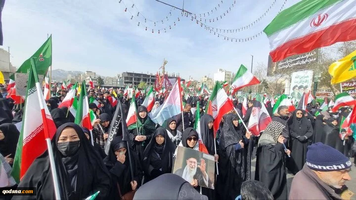 مسيرة يوم القدس العالمي في طهران؛ صرخة الشعب الرافضة للمحور الصهيوني الأمريكي منذ 47 عامًا 2