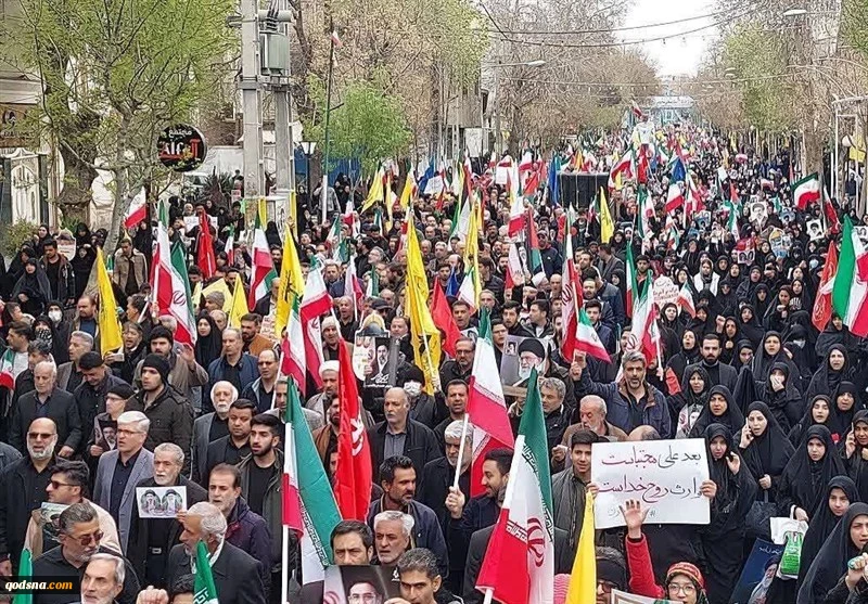 الشعب الإيراني يتحدى العدوان الصهيوأمريكي باستمرار مسيراته اليومية 3