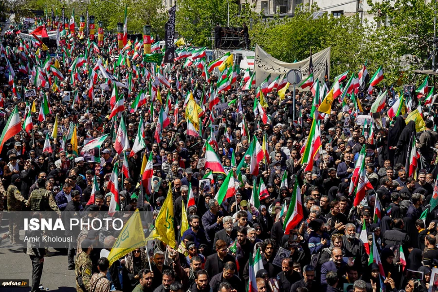 اربعین رهبر شهید انقلاب اسلامی در تهران از قاب خبرگزاری های داخلی 6
