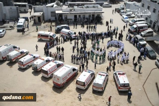 Medical staff in Gaza show solidarity with imprisoned colleagues