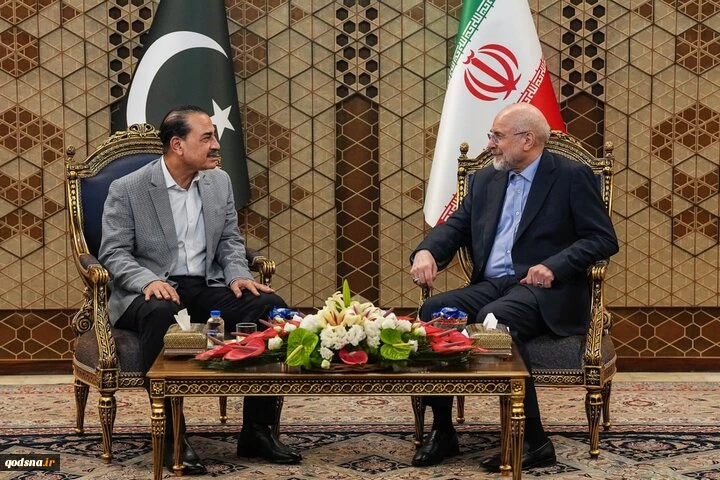 عاصم منیر با قالیباف دیدار و گفتگو کرد 2
