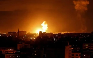 شهادت یک فلسطینی در غزه