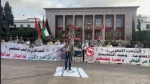 تجمع مردم مراکش در حمایت از آوارگان فلسطینی