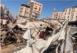سه فلسطینی در تجاوز وحشیانه رژیم صهیونیستی به چادرهای آوارگان در خان یونس شهید شدند 2