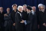 تصاویری از حضور فرزندان رهبر شهید، سران قوا و جمعی از مسئولان ارشد کشوری و لشکری در مراسم وداع با آقای شهید ایران 6