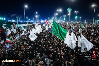 تشيع مهيب في كربلاء المقدسة.. 7 ملايين شاركوا في تشييع القائد الشهيد