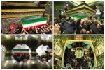 The body of the martyred Leader of the Islamic Revolution, Ayatollah Seyyed Ali Khamenei, was laid to rest next to the holy shrine of Imam Reza (Peace Be Upon Him) in Mashhad, northeast Iran.