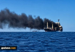 الحرس الثوري: اندلاع حريق واسع في ناقلتَي نفط بعد انفجار تعرضتا له جنوب مضيق هرمز