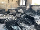 مستوطنون يحرقون مسجدا بشكل كامل في بلدة قصرة في نابلس. 7