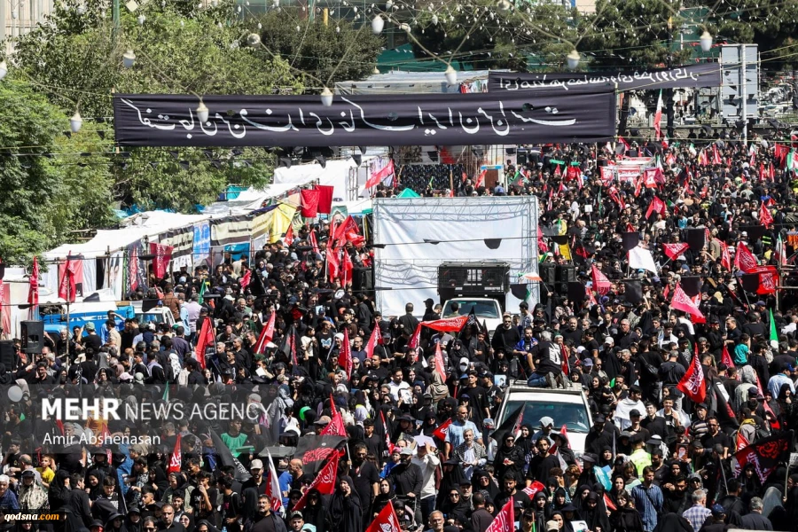 طهران تحيي أربعينية الإمام الحسين (ع) في مسيرات حاشدة  2