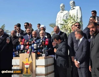قاليباف من مكان استشهاد قادة النصر: زيارتي لترسيخ الشراكة مع العراق والتعاون دون التدخل الأجنبي
