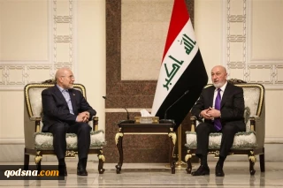 قاليباف در ديدار با نزار آميدي: هدف آمريكا چپاول كشورهاي خليج فارس است