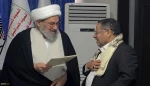 تسليم رسالة قائد أنصار الله اليمنية إلى الأمين العام لجمعية الدفاع عن الشعب الفلسطيني 2