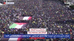 صنعاء| ملونية وفاء لشهيد المسلمين ... مع غزة ولبنان معركة واحدة  حتى النصر