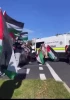 فعالان حامی فلسطین در فرودگاه شانون ایرلند به همدستی دولت ایرلند در اجازه به استفاده از این فرودگاه از سوی آمریکا برای ارسال سلاح به اسرائیل اعتراض کردند.