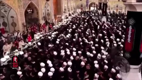 إقامة صلاة الجنازة على جثمان الإمام الشهيد